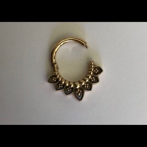 Maya jewelry 14g indigo clicker